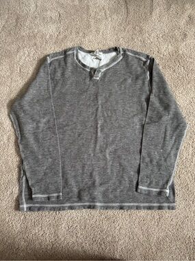 Tommy Bahama Gray Long Sleeve Henley